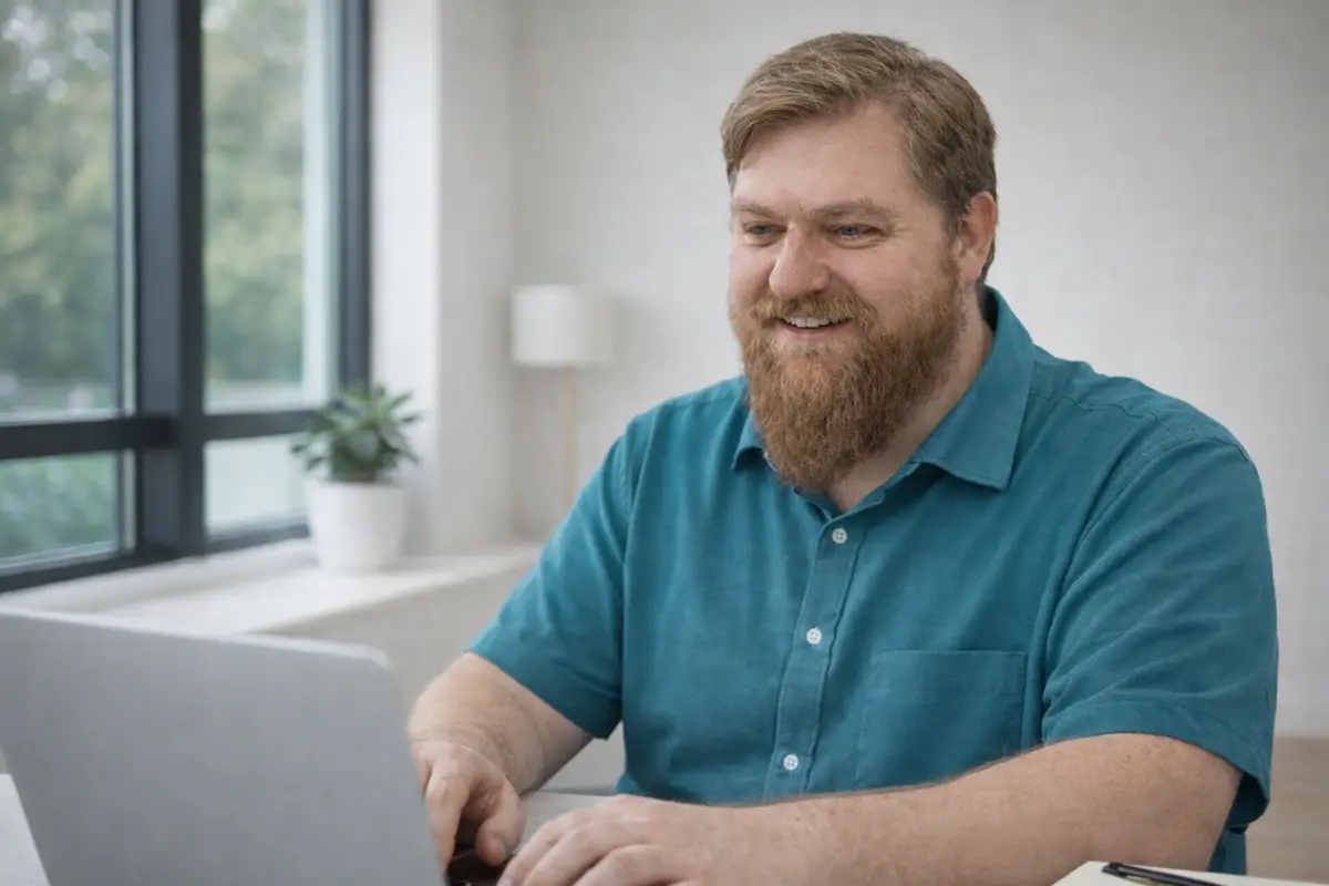 Daniel Schlicht im Workspace